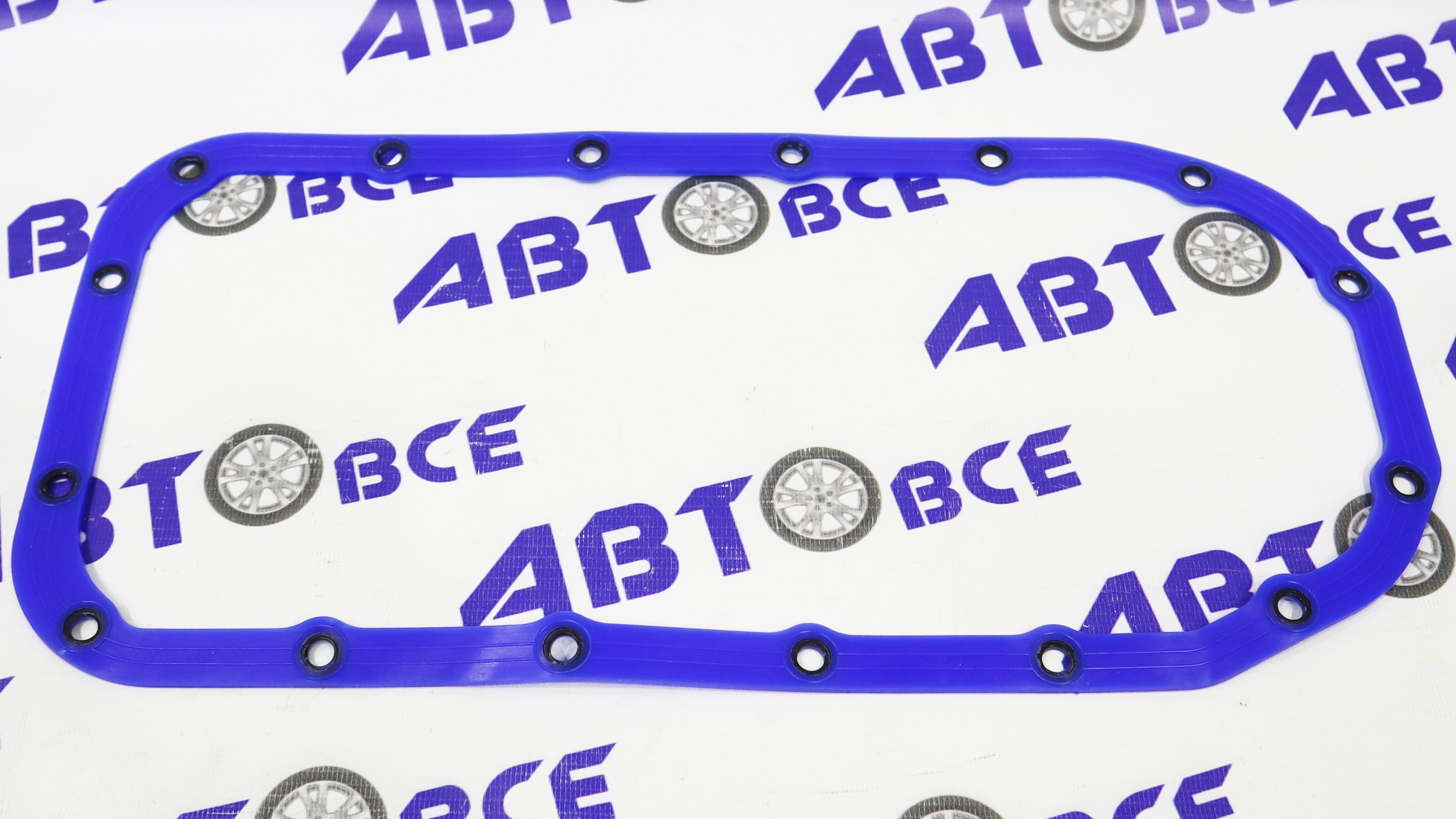 Прокладка поддона двигателя 8-16V ВАЗ-2108-15-2110-118-2170-2190 (силикон синяя) усиленная шайбами A-SPORT