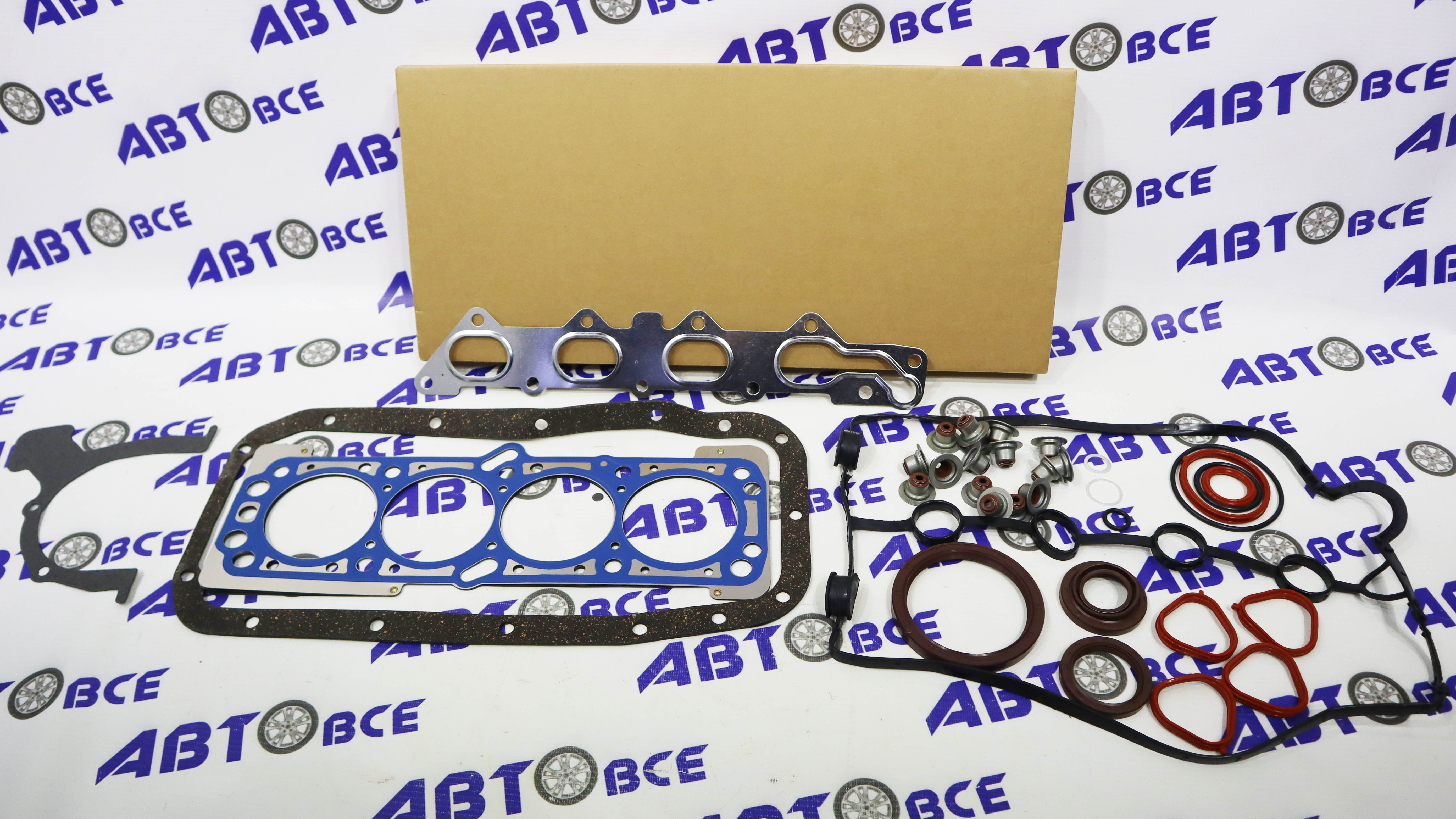 Набор прокладок двигателя (полный) Lacetti 1.4-1.6,Nexia 1.6, Aveo 1.6 (2 овала отверстия) CGA