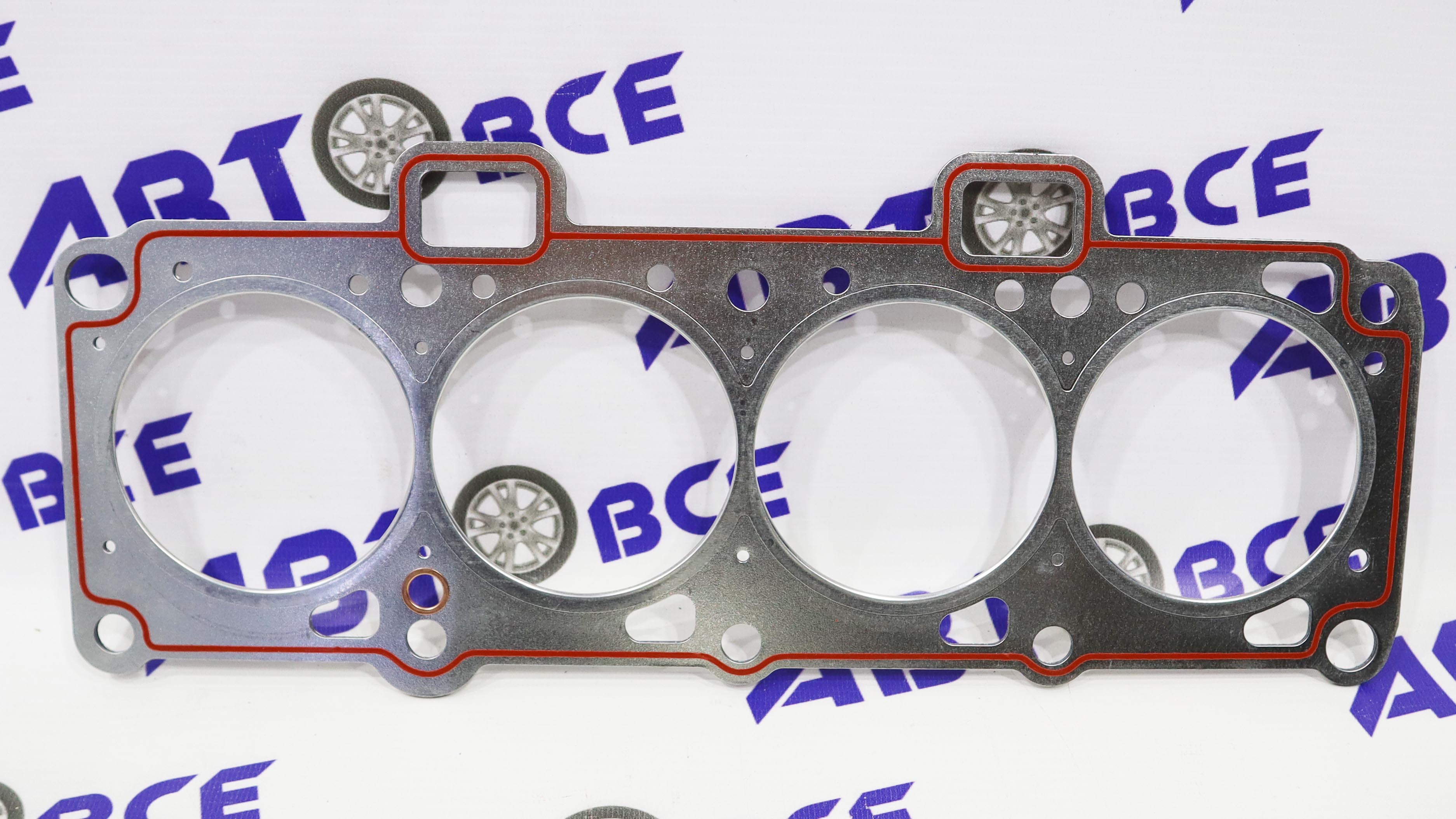 Прокладка ГБЦ 16V 1.5-1.6 (82.0) ВАЗ-2110-12 с герметиком (под ГБО) КВАДРАТИС