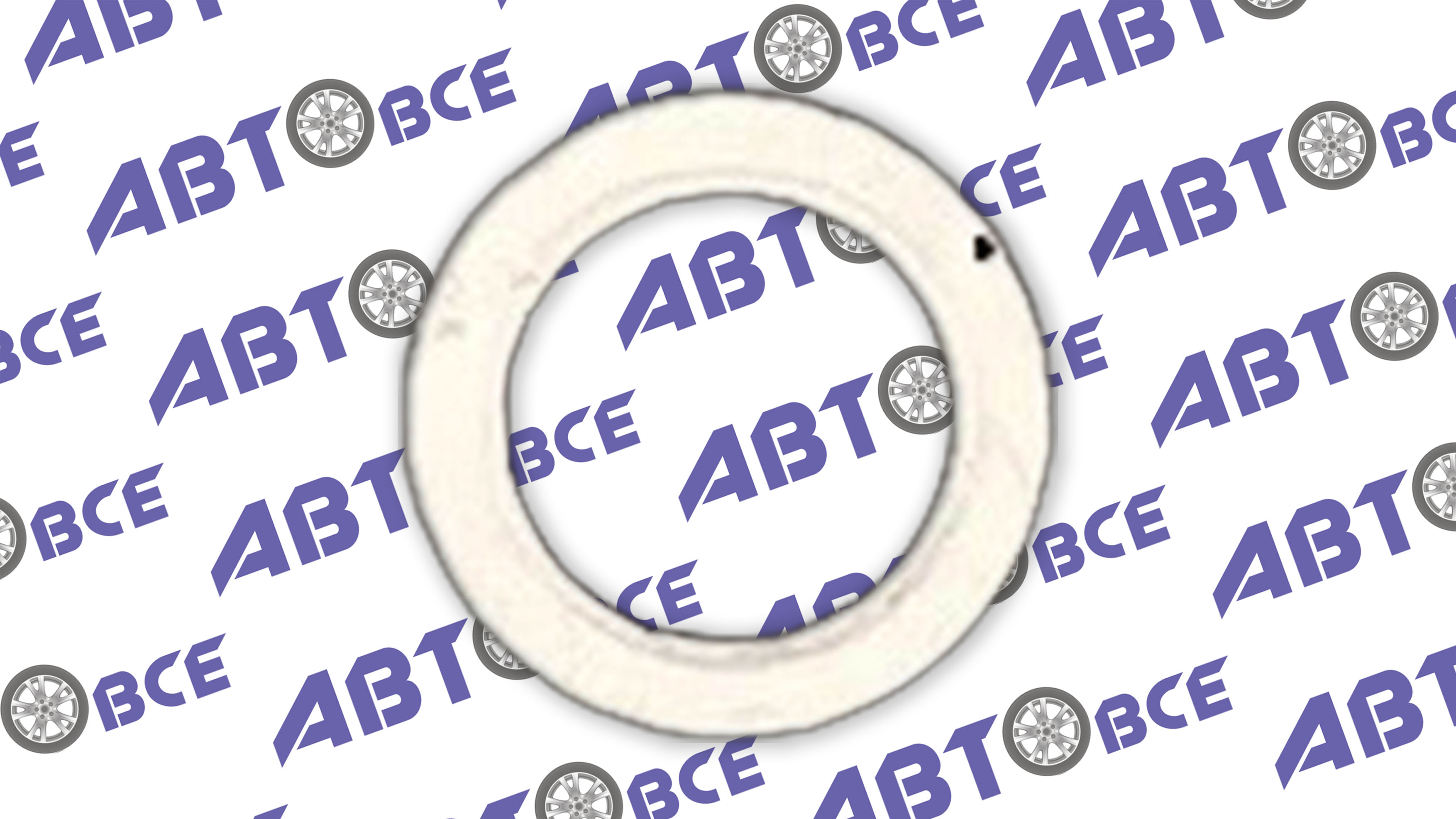 Прокладка сливной пробки поддона (картера) для AUDI, SKODA, VOLKSWAGEN (металл) КВАДРАТИС