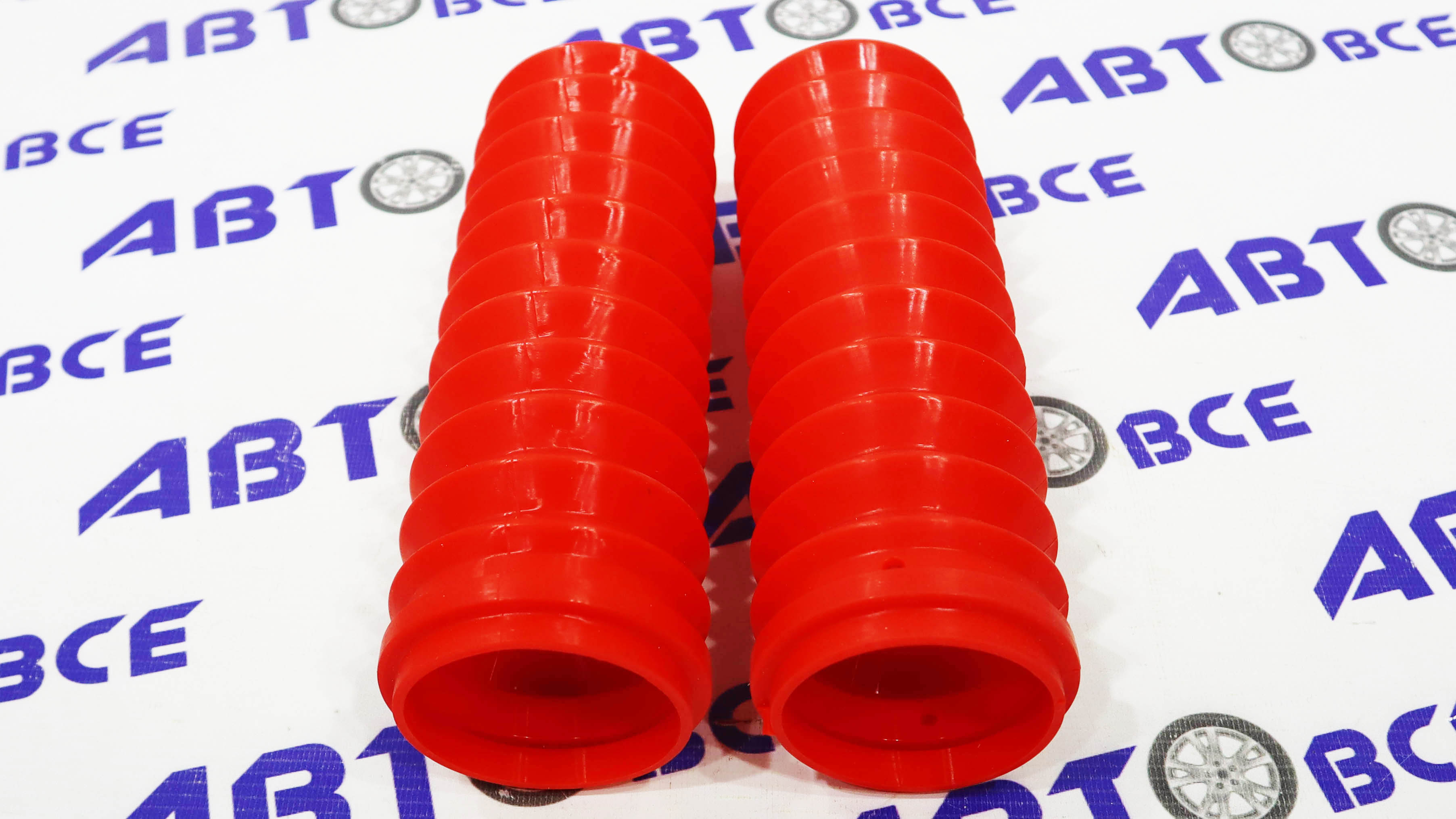 Пыльник заднего амортизатора (стойки) ВАЗ-2108-2109-2114-2115-2110-1118-2170-2190 (красный-силикон) (комплект 2шт) A-SPORT