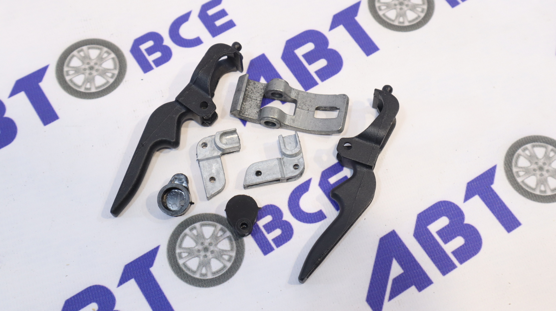 Ремонтный набор ручек двери ВАЗ-2108-2109-2113 передних (комплект 2шт) с языком багажника ГрандРиАл