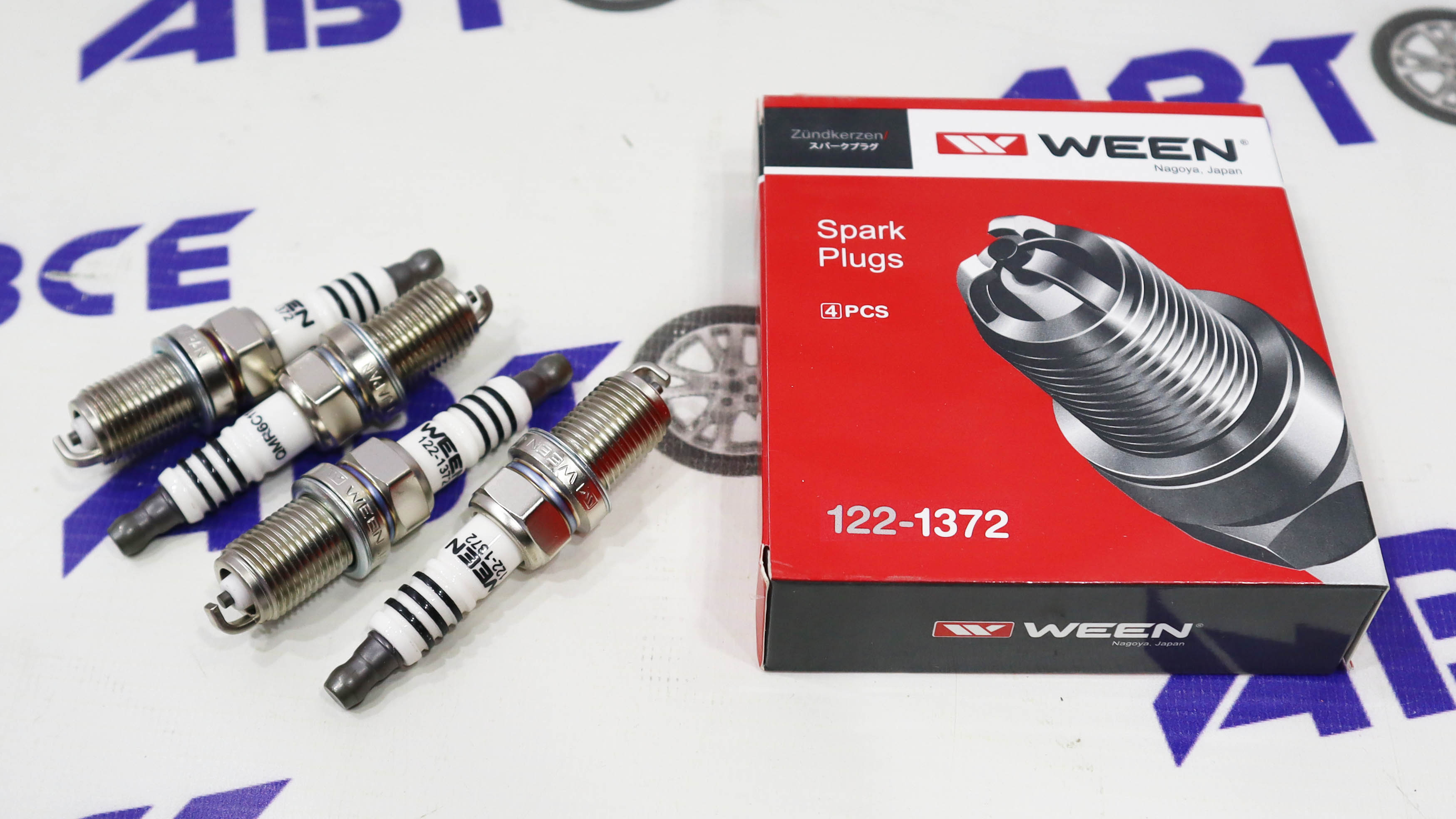 Свечи (на 16 клапанн) Ваз-2110-1119-2170-2190-Largus-Vesta-X-ray(1.6) Lanos-Nexia-Aveo-Lacetti-Nubira-(Cruze-109лс) 4 штуки LPG под газ  WEEN
