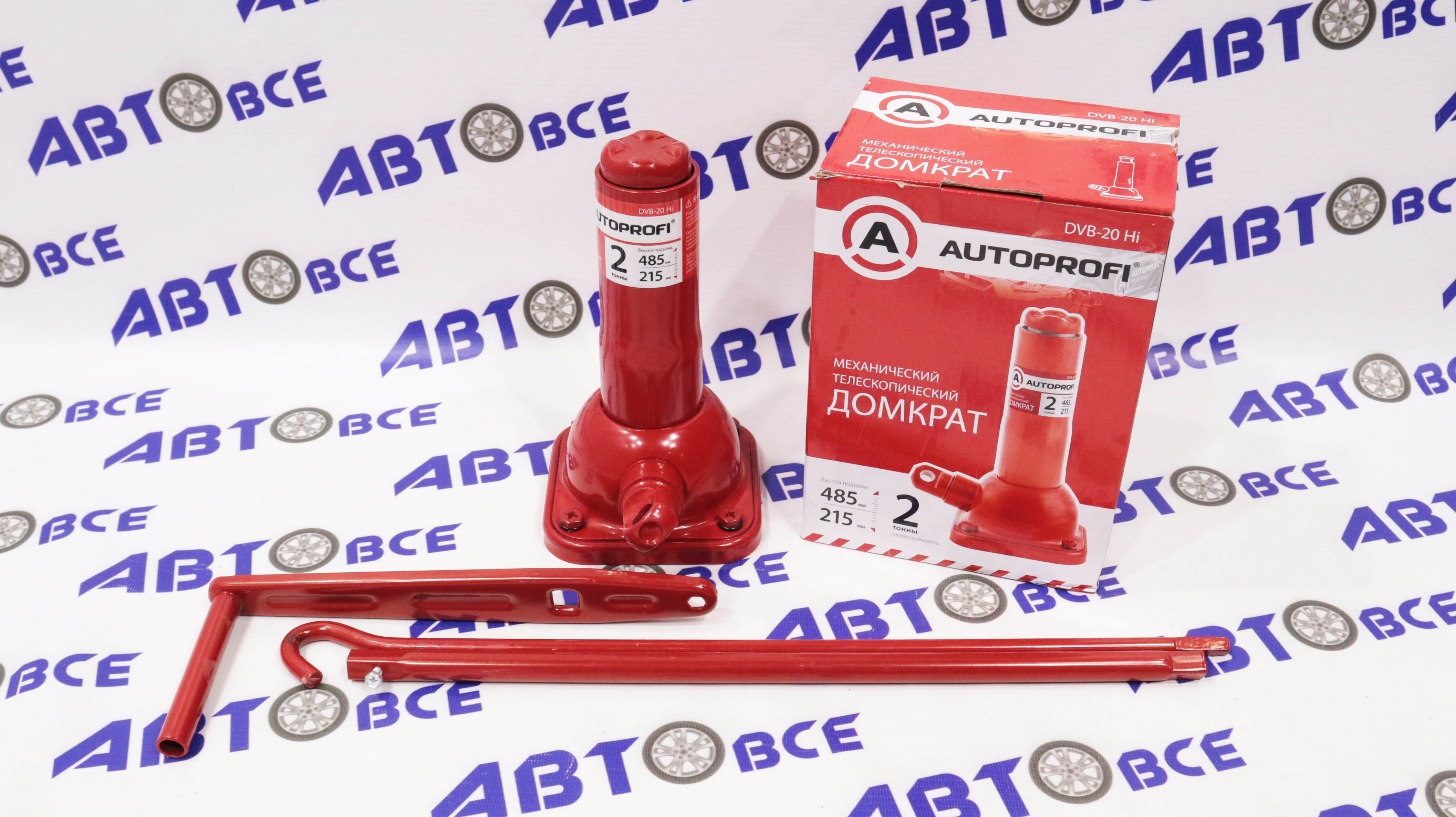 Домкрат винтовой 2т 120*480 мм AUTOPROFI
