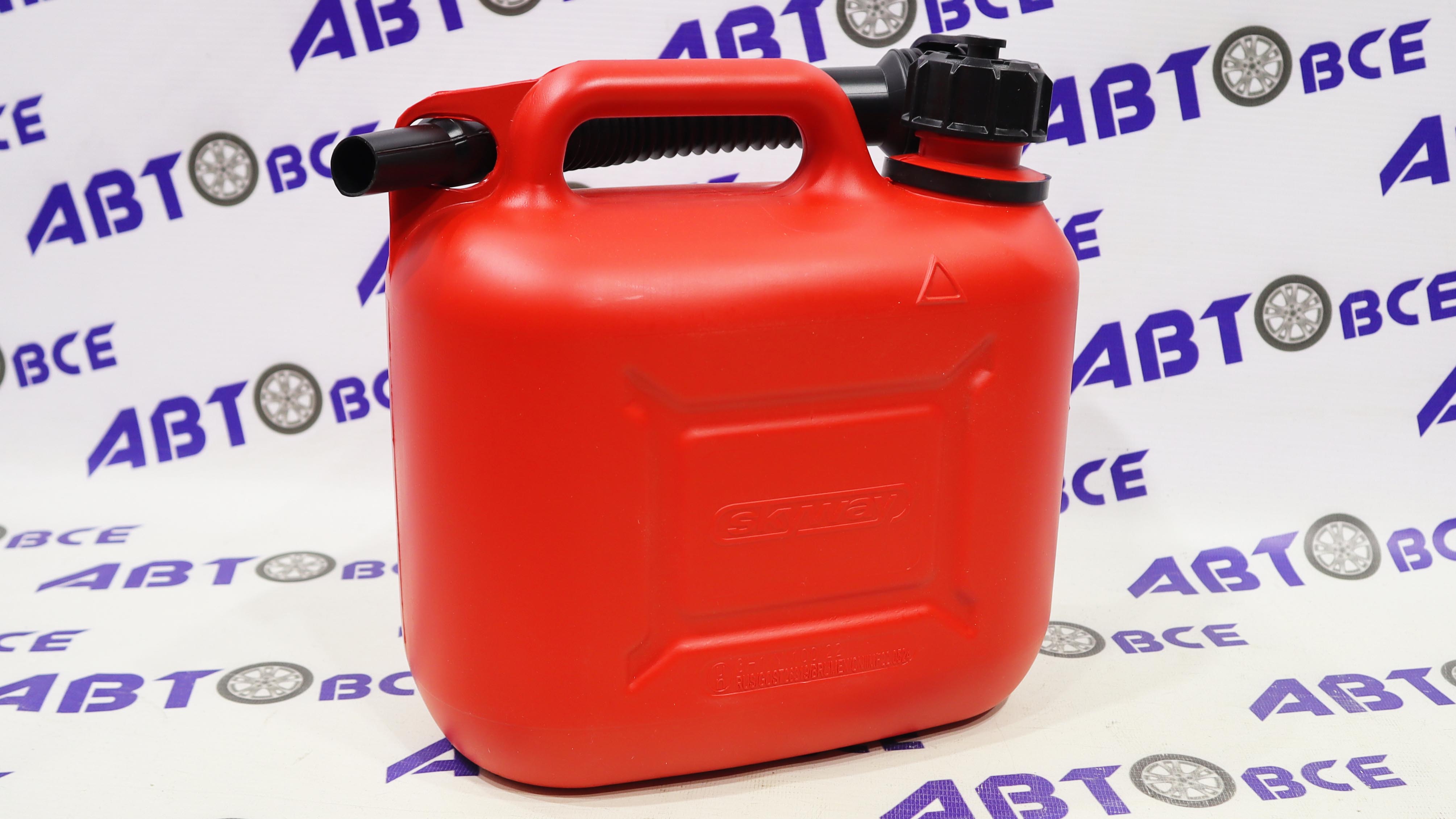 Канистра пластмассовая 5л вертикальная SKYWAY усиленная