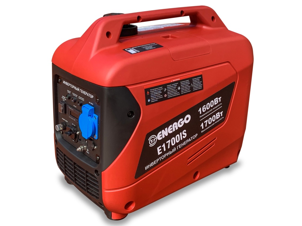 Генератор 220V (Бензиновый) инверторный - мало потребляет ENERGO E1700Is Мощность 1,5 - 1,7кВт ENERGO